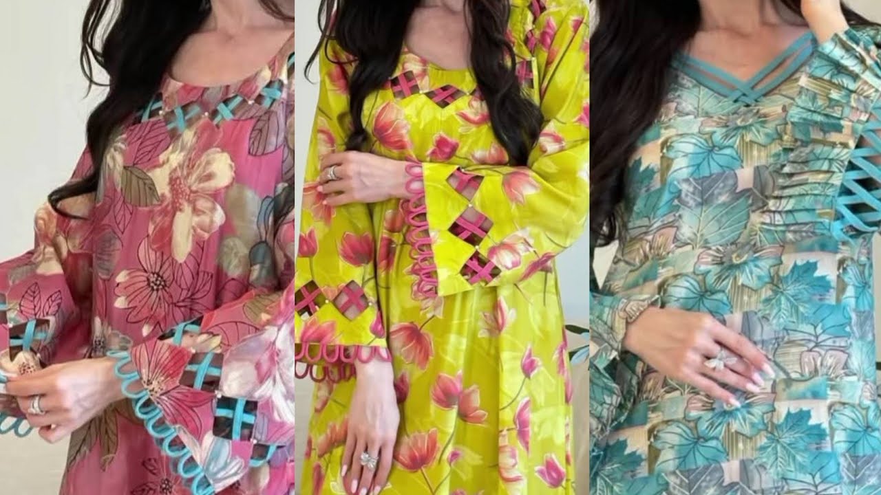 Beautiful and stylish neck design ideas for girls in Eid Al fiter 🤩😍😊