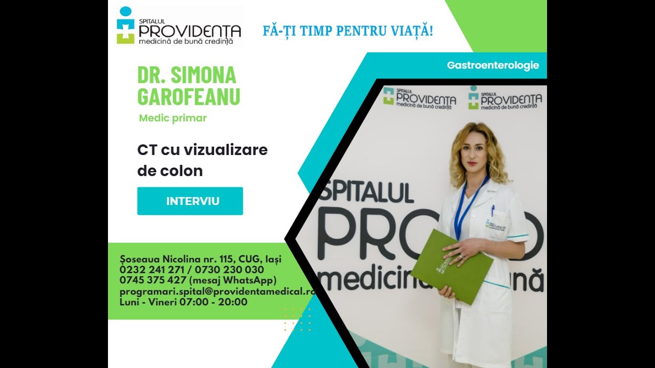 CT cu vizualizarea colonului - Simona Garofeanu