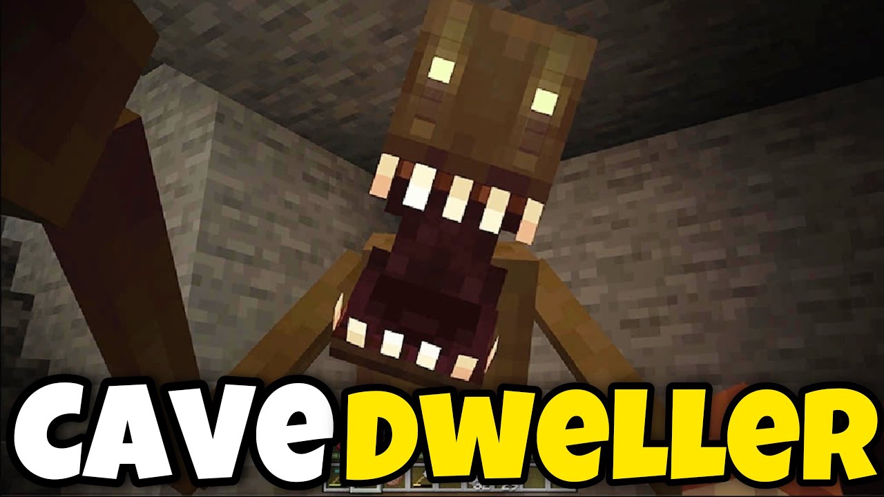 This Minecraft Addon Traumatised Me… (Cave Dweller Bedrock Addon)