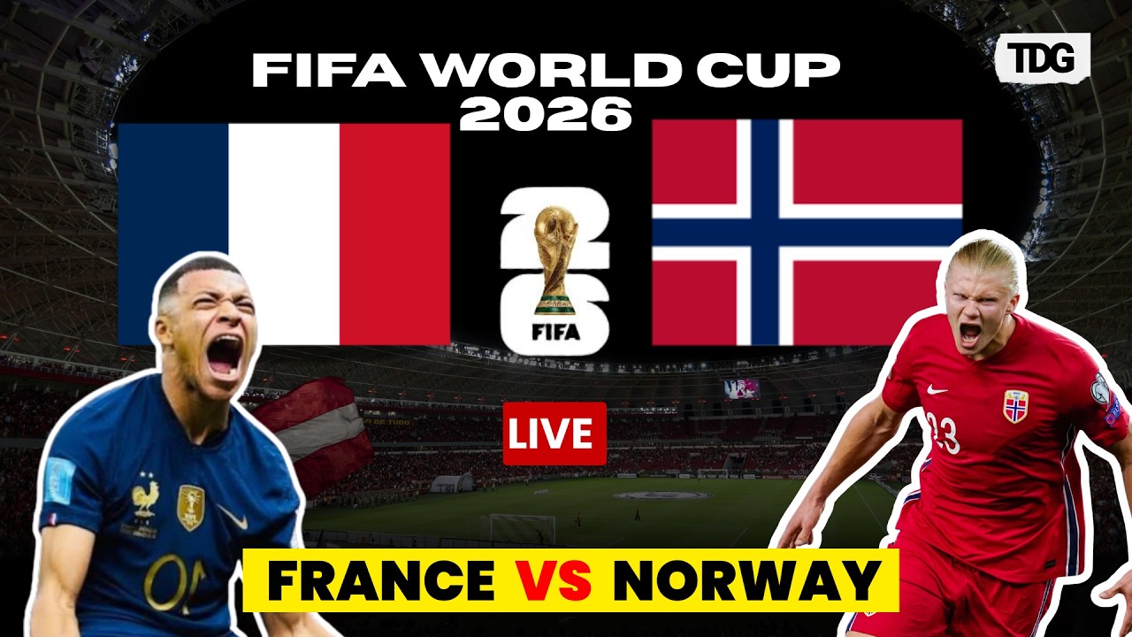 WATCH LIVE: France vs Norway | FIFA World Cup 2026 Group I Clash