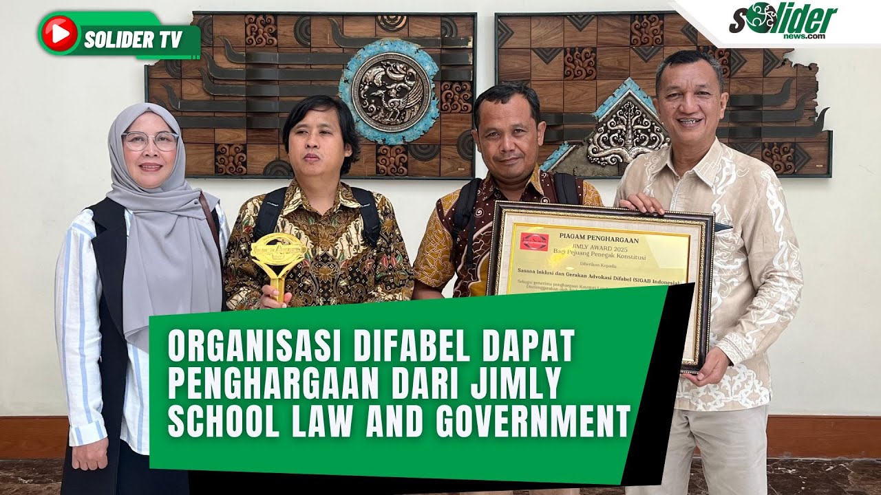 Tanggapan SIGAB Setelah Dapat Penghargaan Dari Jimly School Law and Government (JSLG)