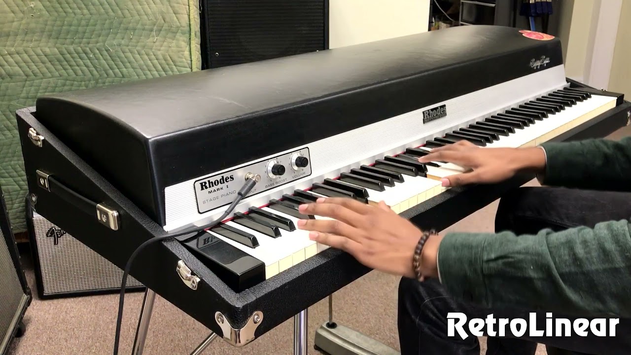 Jared Alston on the '75 Rhodes MK.I 88 Stage piano