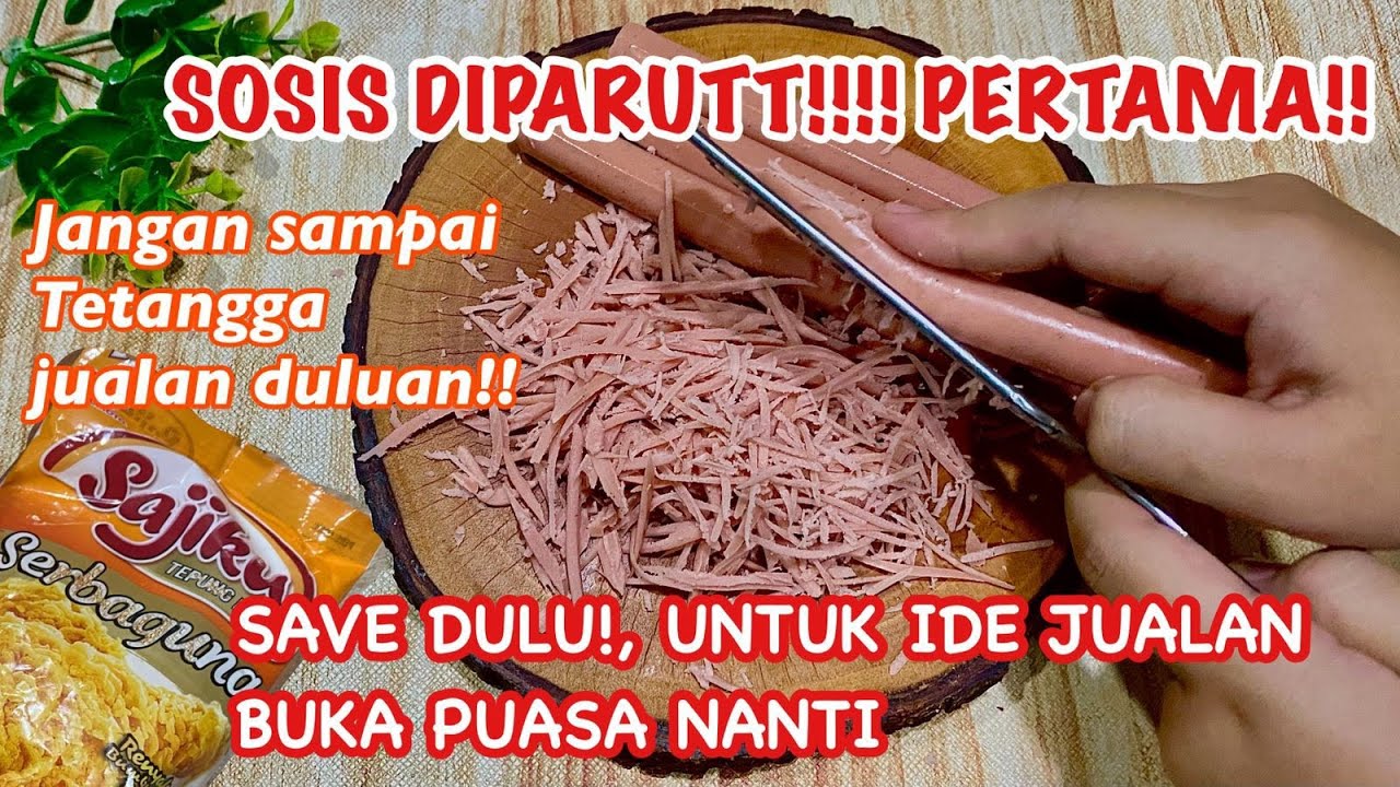 OMSET SEKETIKA MELEDAK JUALAN INI! OLAHAN SOSIS DI PARUT 1X CELUP LANGSUNG JADI! BELUM ADA YANG JUAL