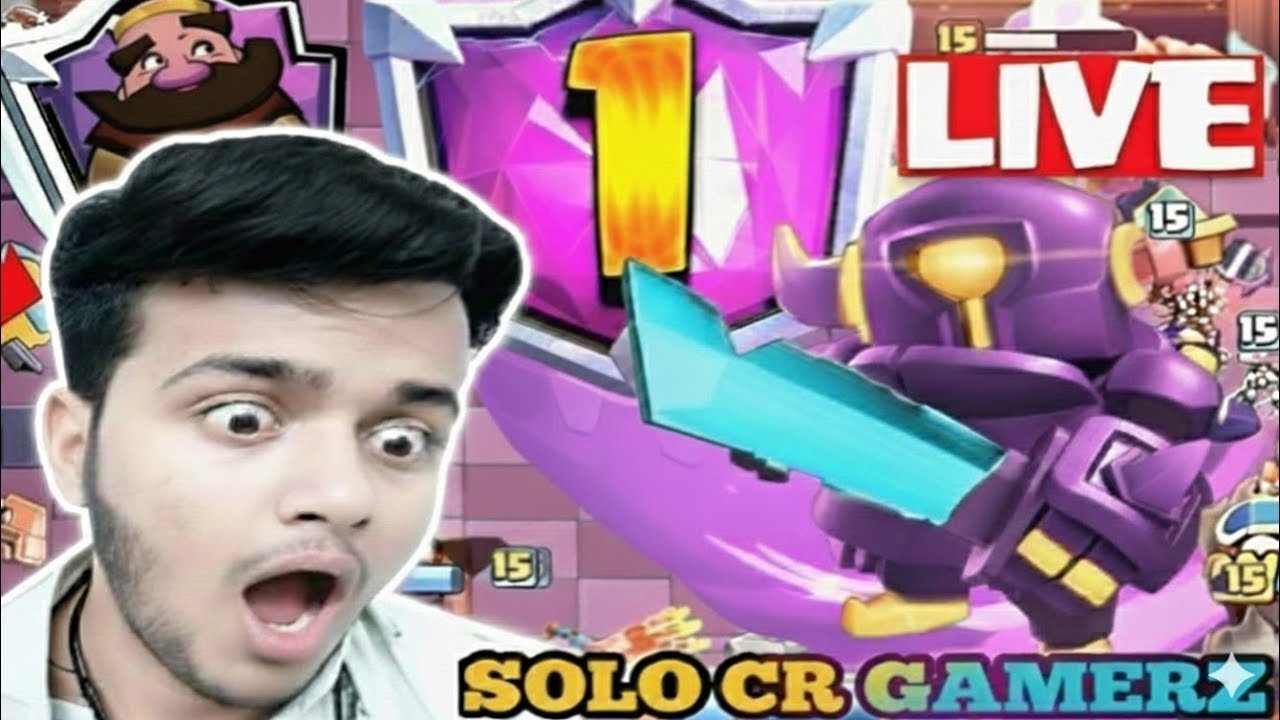 Clash Royale Live 😱 Gameplay | Trophy Push 🔴 #solocrgamerz