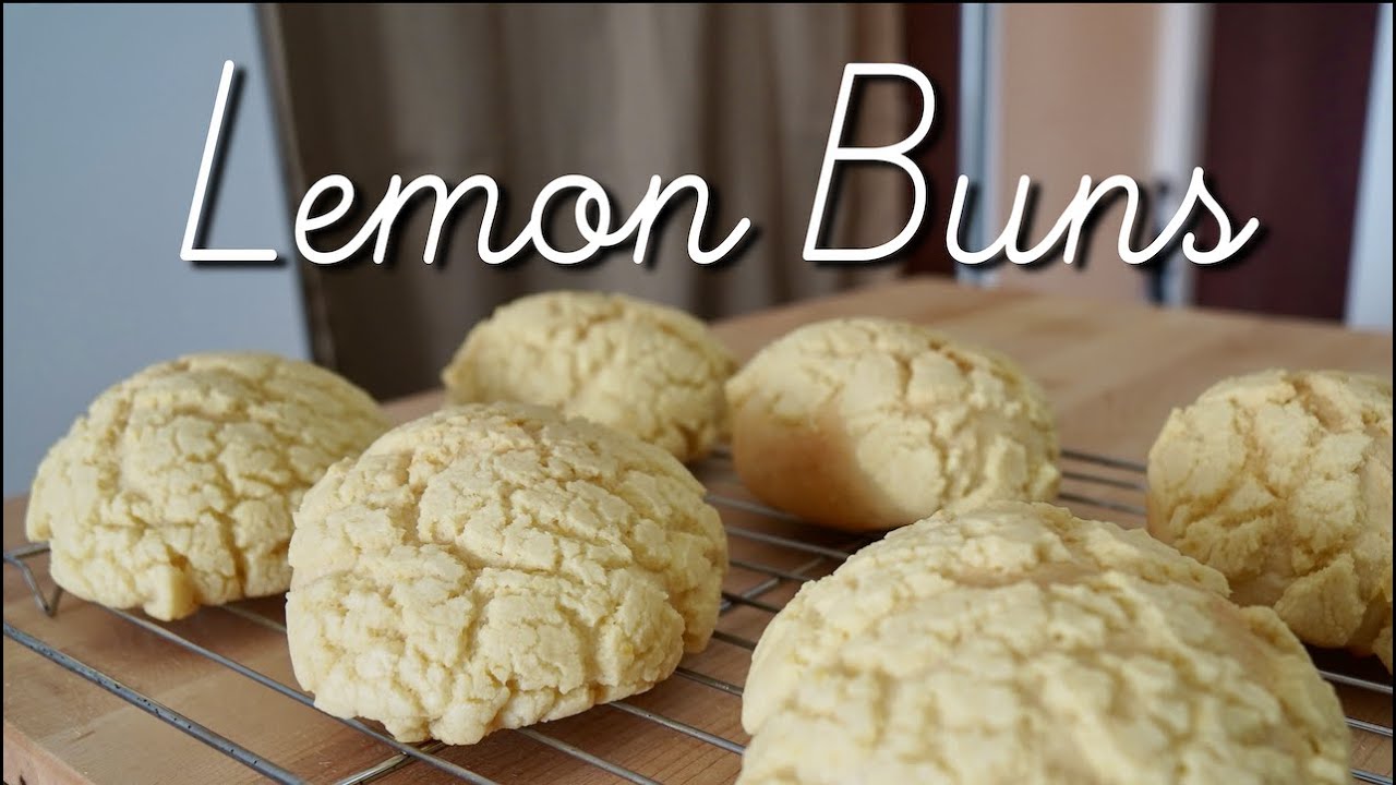 Japanese Lemon Flavor Melon Buns | Baking with my daughter