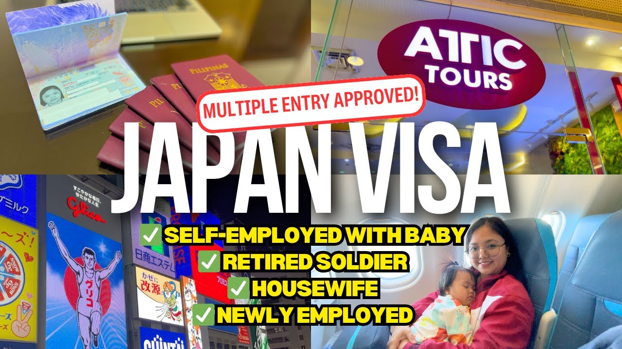 10 Years Multiple Entry Japan Visa | Tips for first time applicants | Travelling with baby & parents