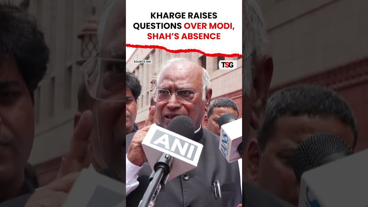 Paper Leak Debate: Kharge Slams PM Modi, Amit Shah Over Parliament Absence | TSG
