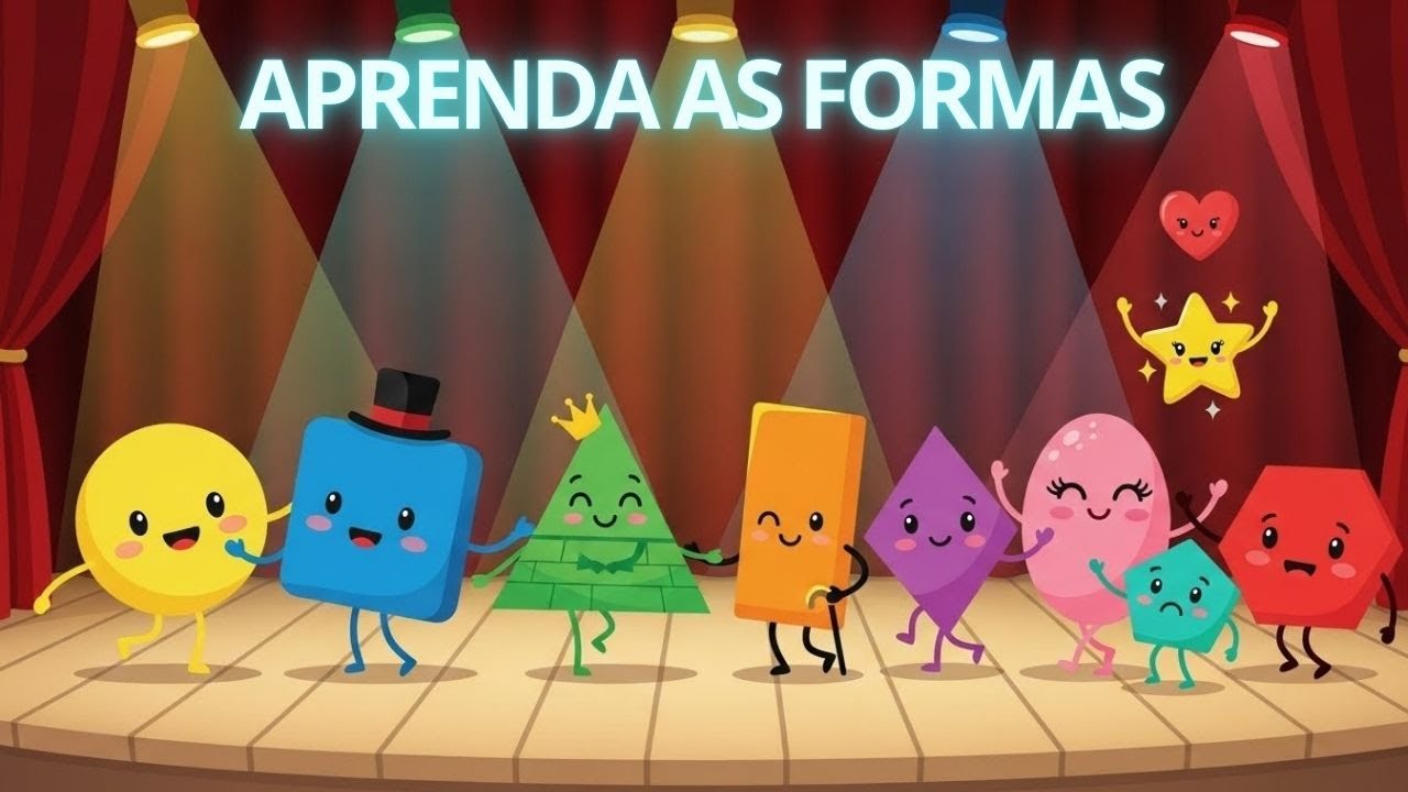 Vamos Aprender as Formas Geométricas/ Mundo Encantado Kids #youtubekids #aprender