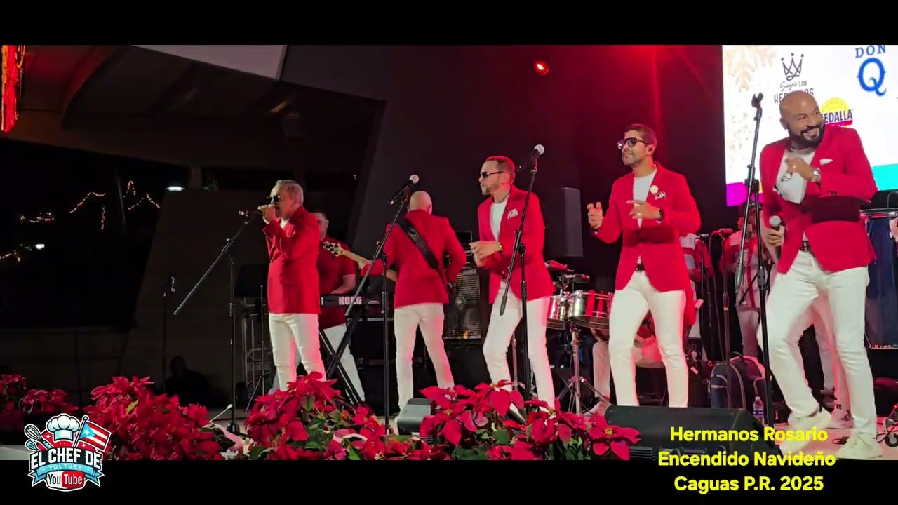 HERMANOS ROSARIO. ENCENDIDO NAVIDEÑO CAGUAS 2025.Invitado Pito Mania.