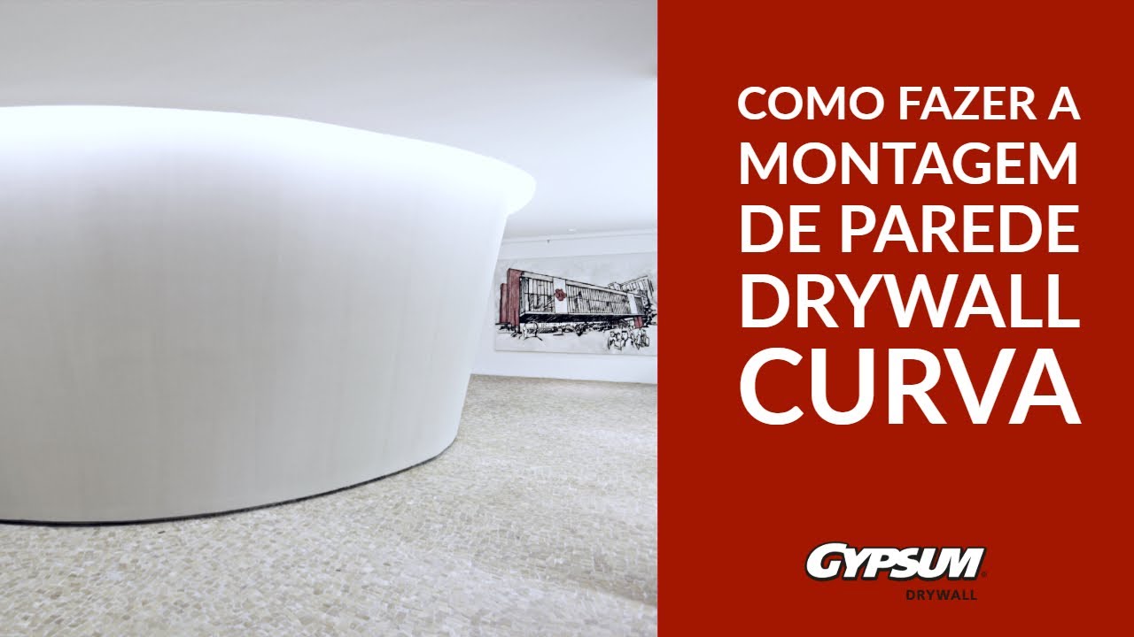 Como montar Parede drywall curva, passo a passo