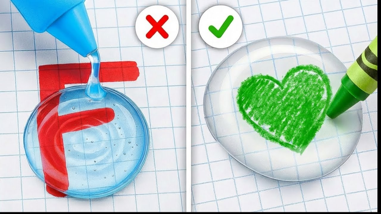 아무도 말해주지 않는 학교 핵심 꿀팁 🤯📚골판지 DIY 아이디어
