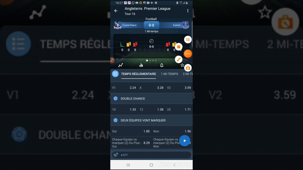 (DOUBLE CHANCE) Voici comment pari&eacute; sur des doubles chance.