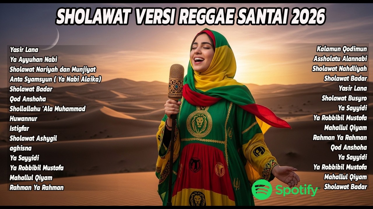 Sholawat Versi Reggae 2026 🌿 Full Album Santai & Menenangkan Hati