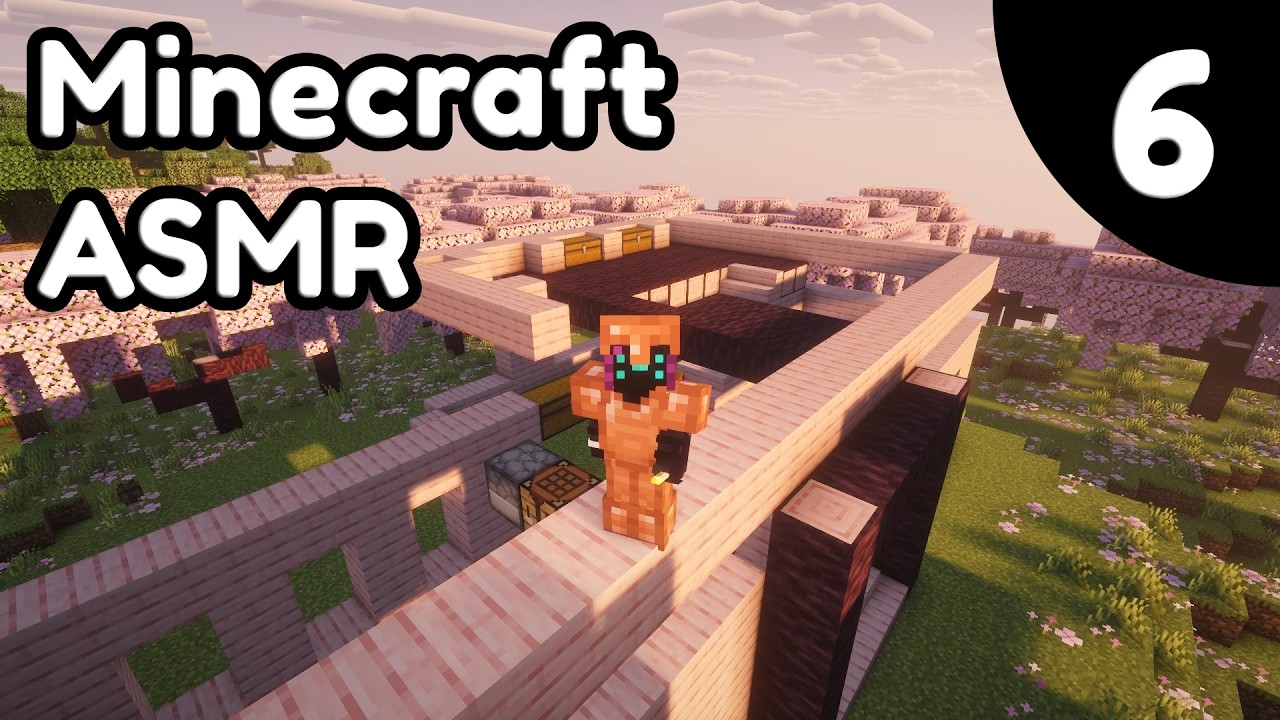 ASMR Minecraft para dormir 😴 | Pico, Pico y Sientes Rico Ep. 6 - Comenzamos a construir