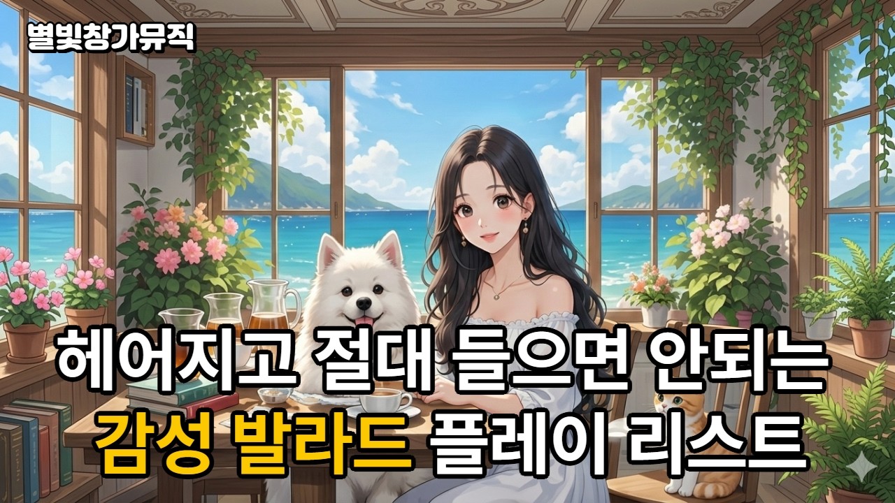 ☕카페 추천 플레이리스트 헤어진 밤, 혼자 듣는 감성 발라드 💔3집