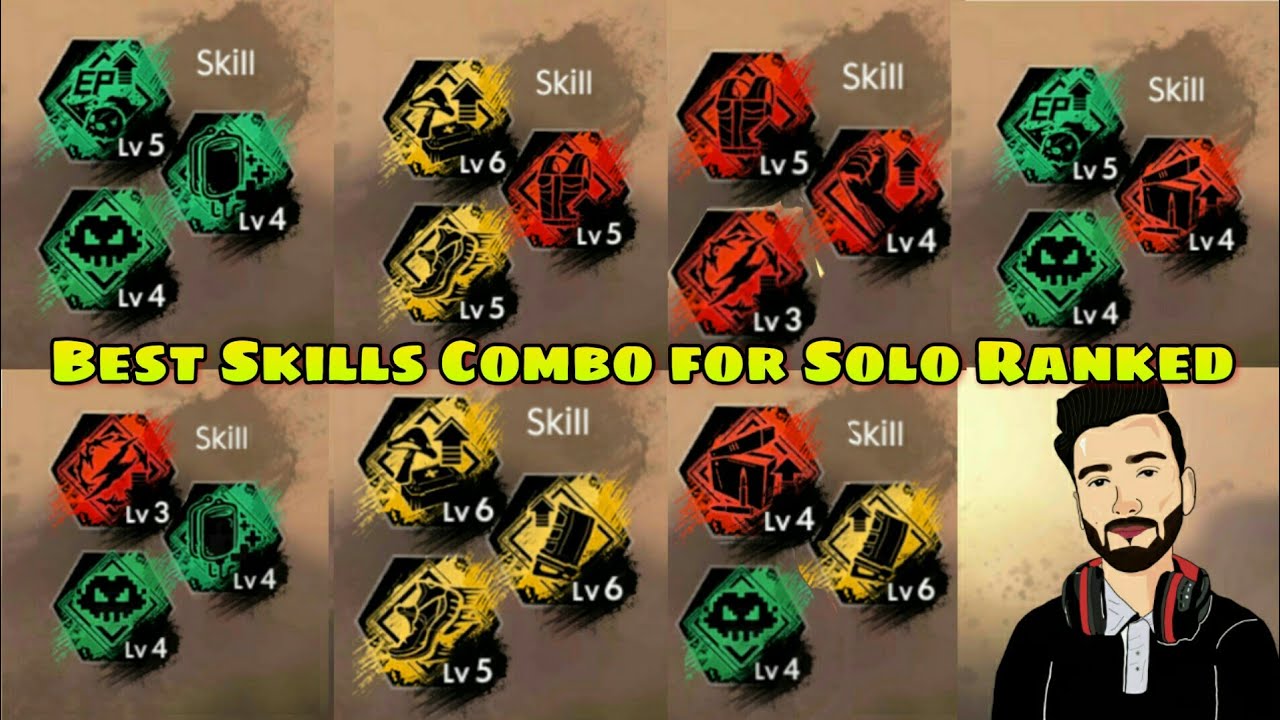 Best skills Combinations for Solo Ranked Matches in Garena Free Fire by DEATH RAIDER GAMIG