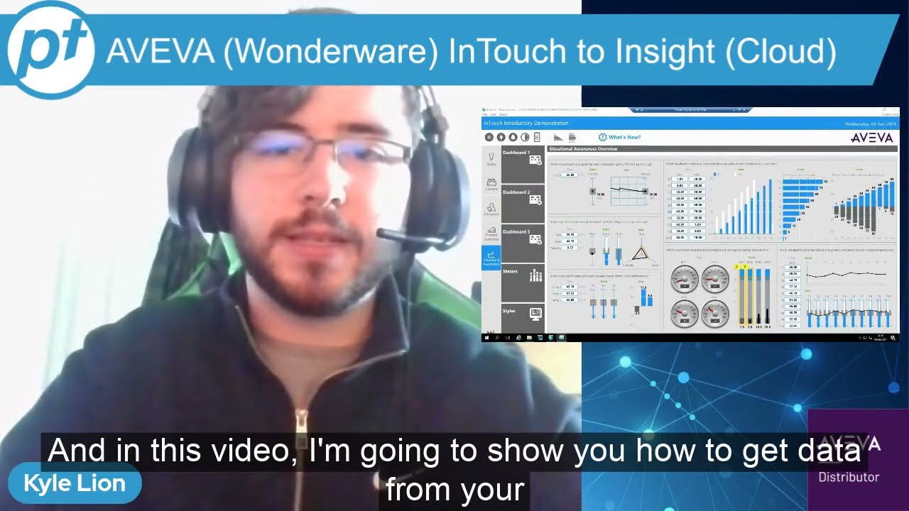 Logging AVEVA InTouch HMI (formerly Wonderware) data to the AVEVA Insight (Cloud)