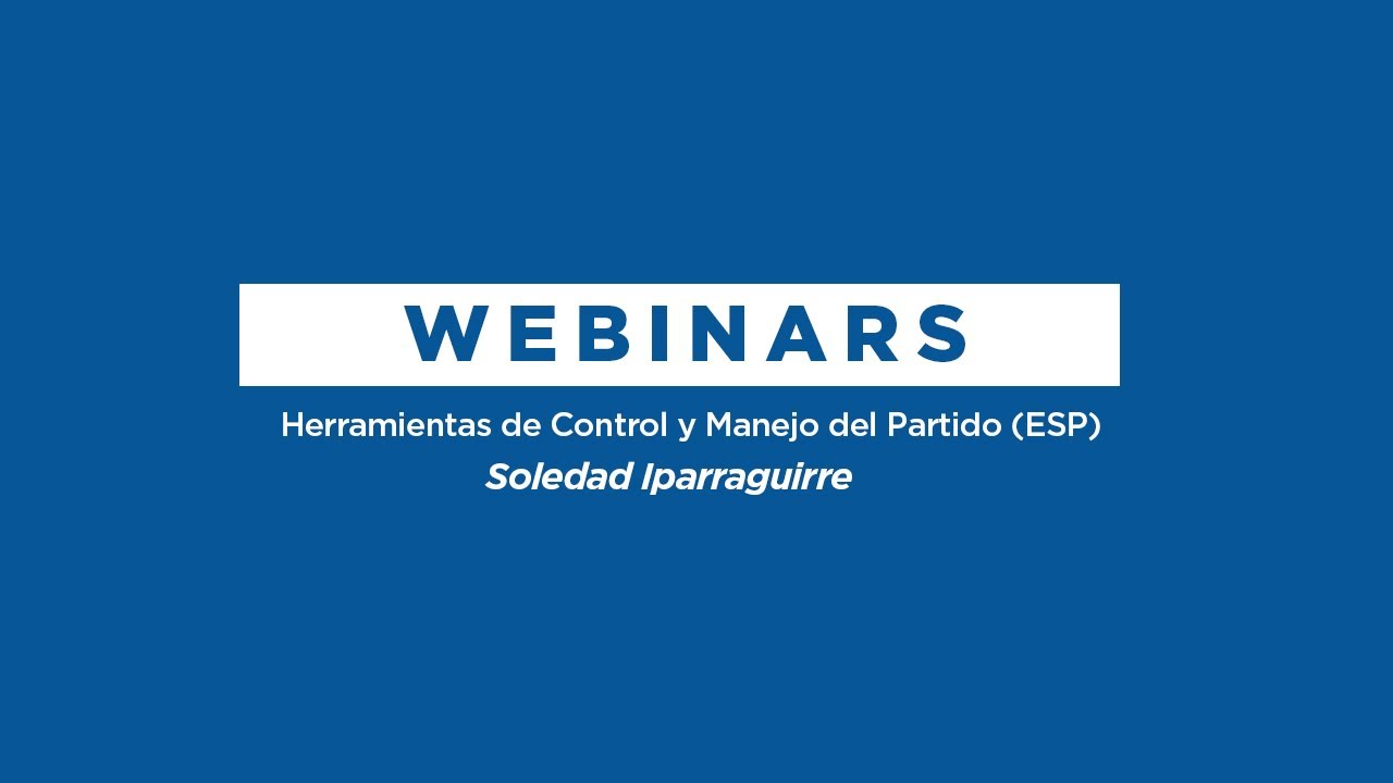 Webinars PAHF | Soledad Iparraguirre