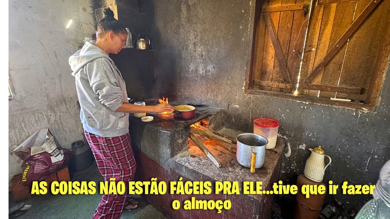 AS COISAS N&Atilde;O EST&Atilde;O F&Aacute;CEIS PRA ELE&hellip;tive que ir fazer o almo&ccedil;o