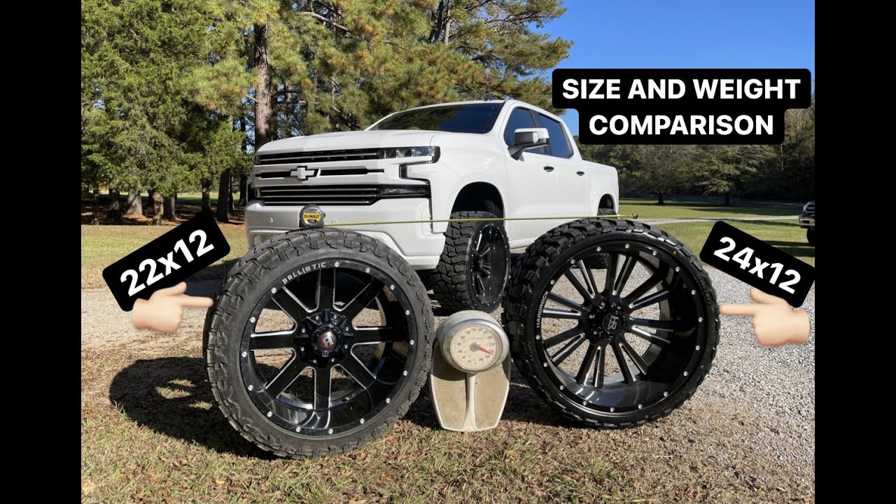 22x12 vs 24x12! Both with 33x12.50