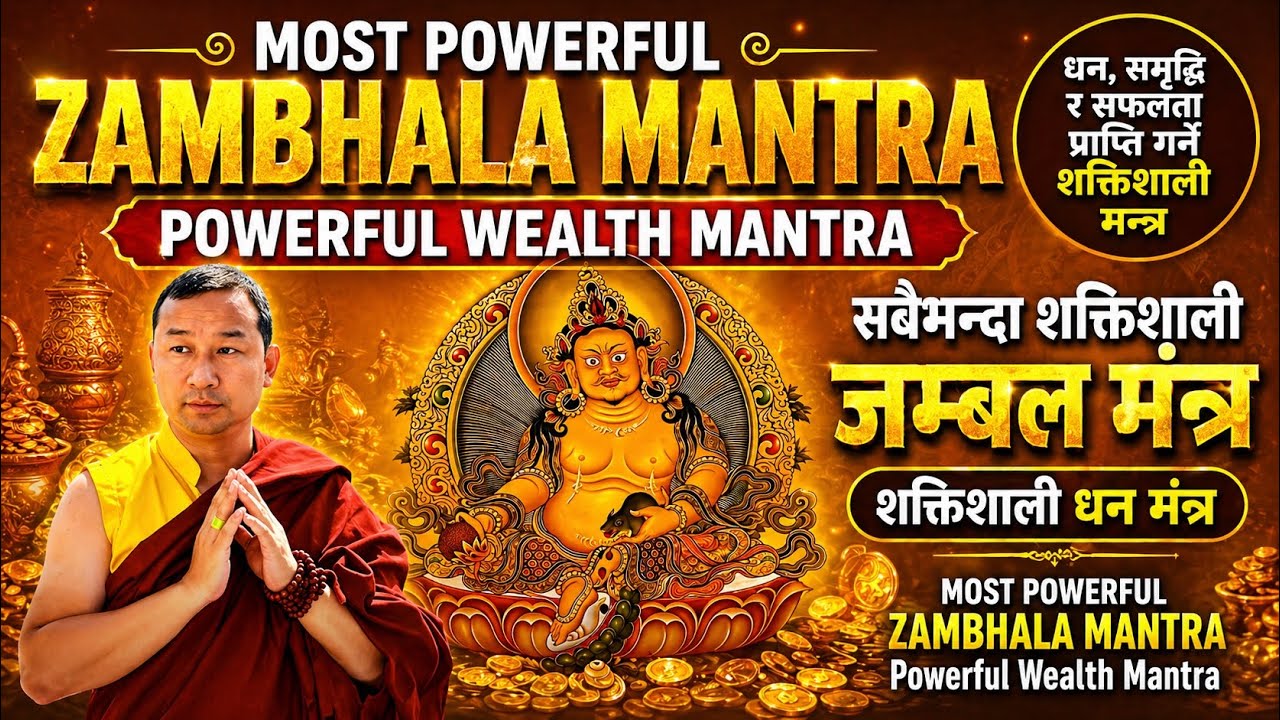 Most Powerful Zambhala Mantra | Powerful Wealth Mantra | Dzambhala Mantra | Rakeshh Moktan