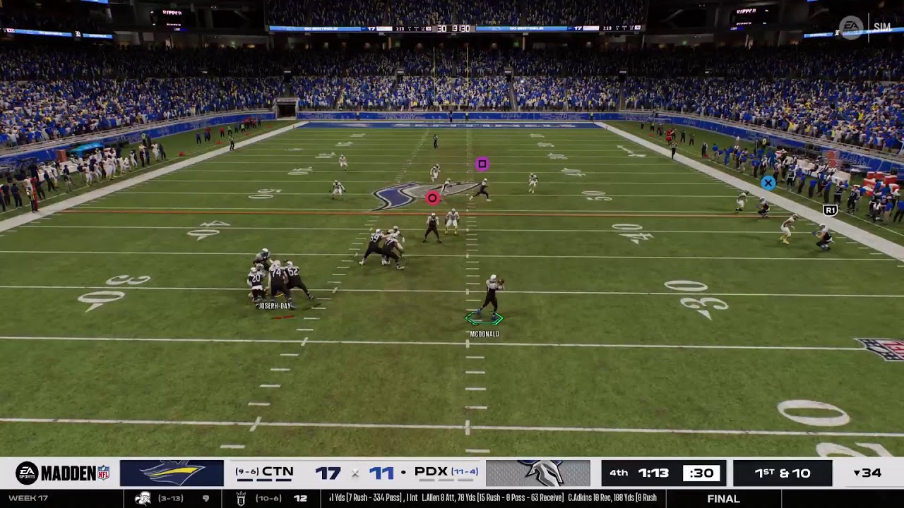 ReeceMustSee🏉 Epic Wk17 Finale🔥  (9-6) Canton vs (11-4) Portland   NFC Battle