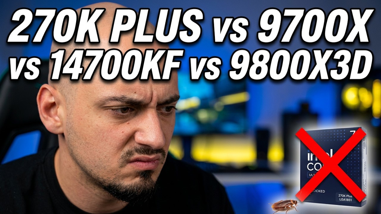Я бы не купил... Intel 270K+ vs 9700X vs 14700KF vs 9800X3D