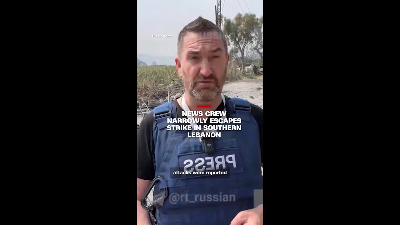 Съемочная группа чудом избежала забастовки на юге Ливана.