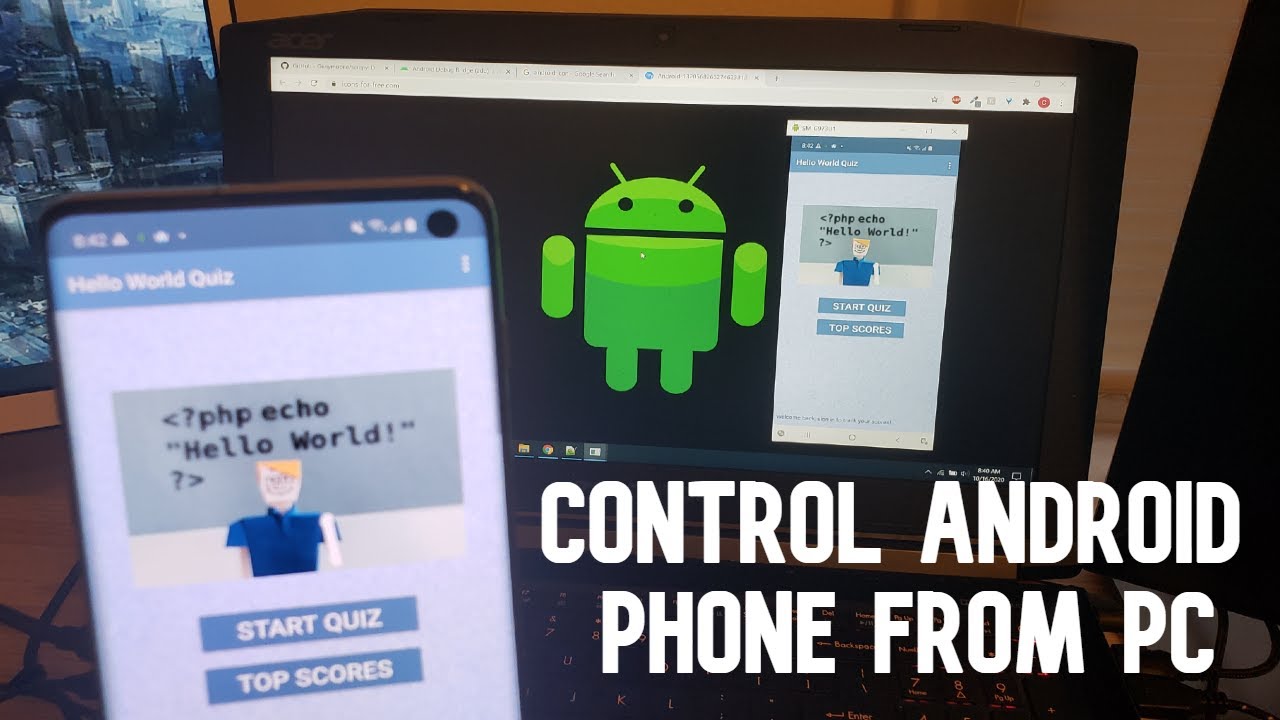 Control Android Phone from PC, Easy Debugging & Demos - ScrCpy Tutorial