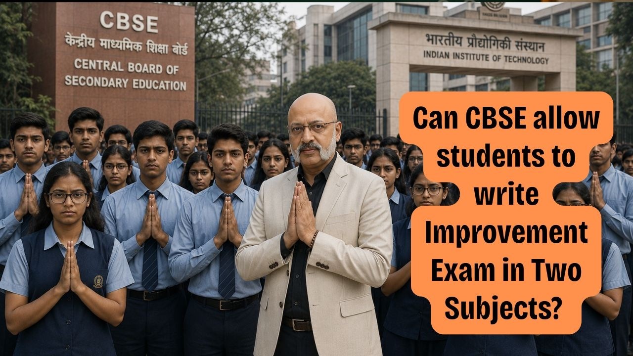 Allow Improvement Exam in Two Subjects this year | CBSE Class 12 On-Screen Marking Controversy
