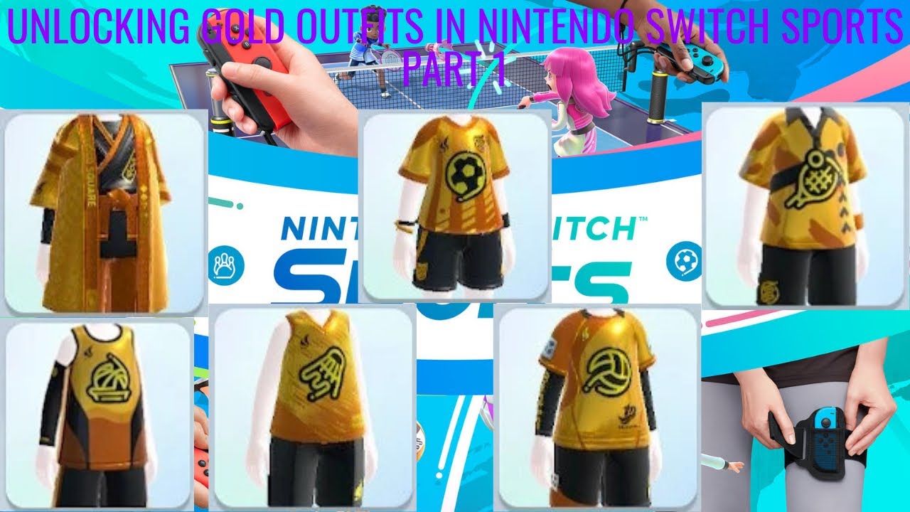 Unlocking Gold Outfits in Nintendo Switch Sports Part 1
