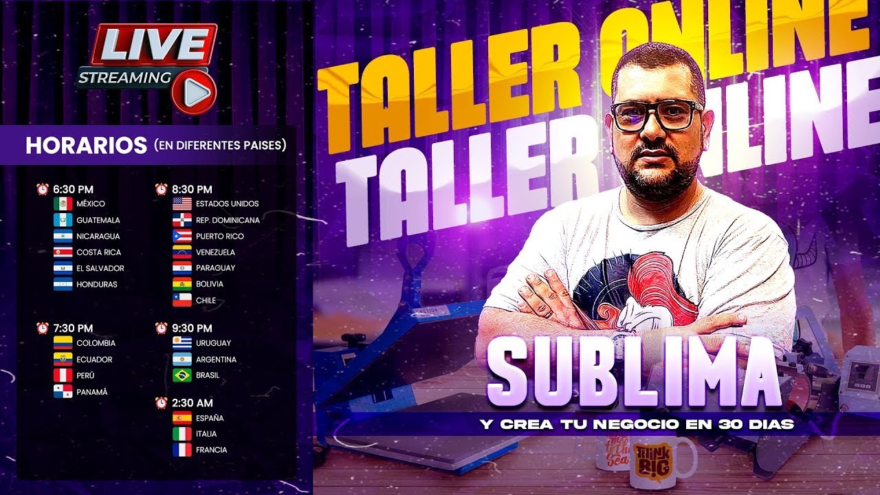 Taller de Sublimación - El Rentable Negocio de la Sublimación