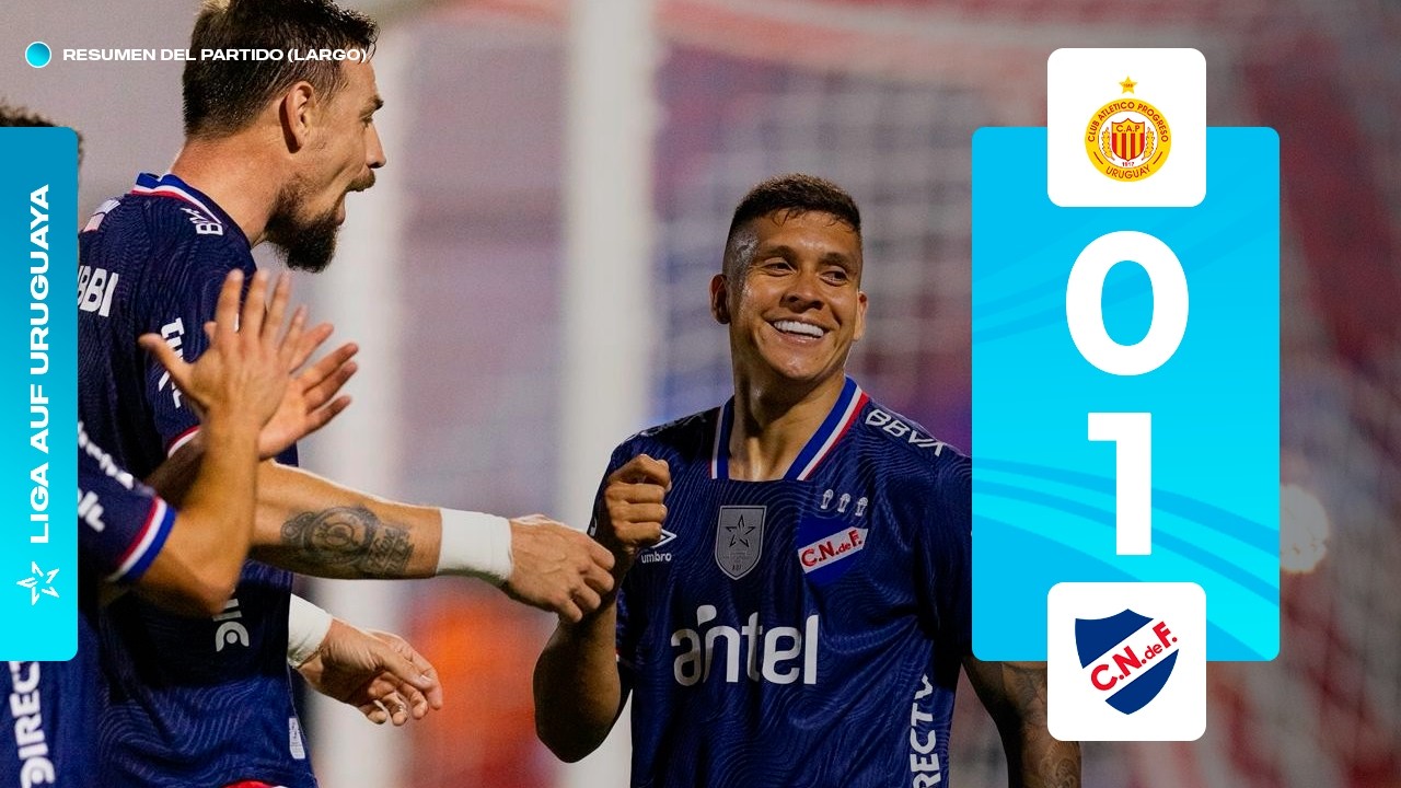 Progreso 0-1 Nacional | HL Largo | Liga AUF Uruguaya 2026 | Fecha 3 | Torneo Apertura | #AUFTV