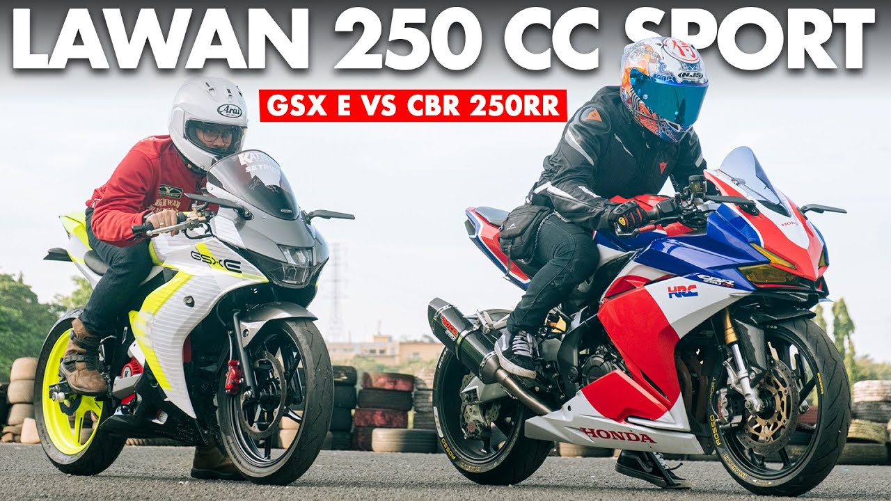 DRAG RACE: CBR250RR Lawan GSX Listrik, Menang Mana⁉️