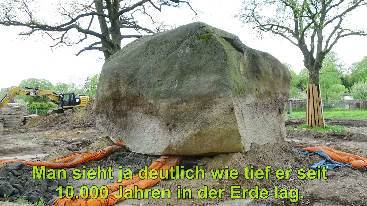 Altentreptower Findling - der gr&ouml;&szlig;te Deutschlands