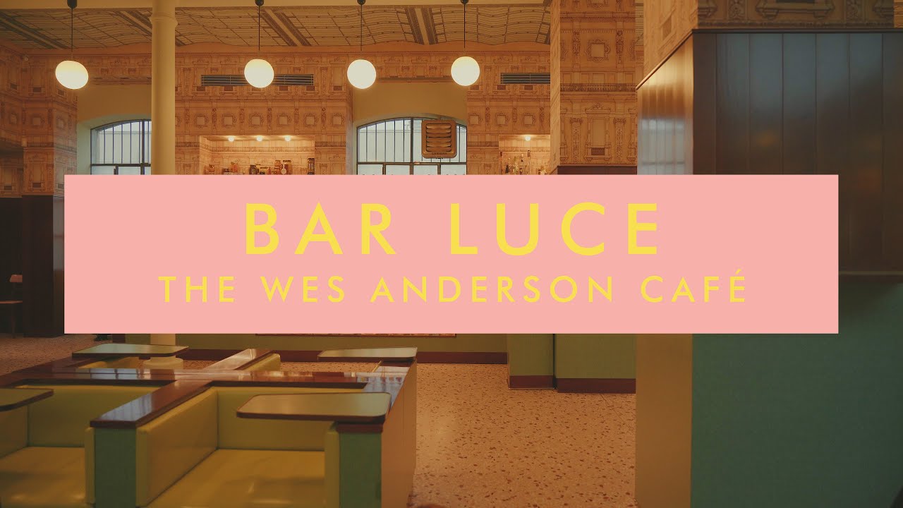 Bar Luce - The Wes Anderson Cafe in Milano (4k)