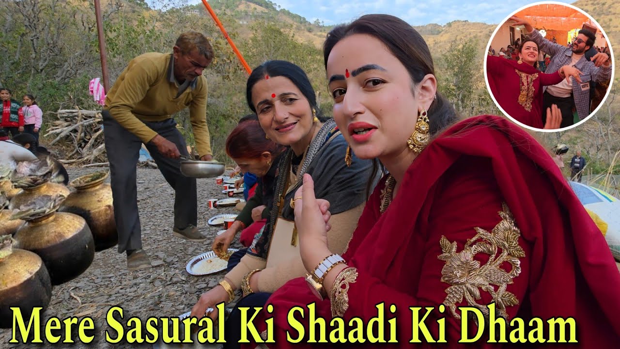 Mummy Ke Bhatije Ki Shaadi || Mummy Papa Ko Diya Surprise || Himachali Dhaam || Jyotika and Rajat