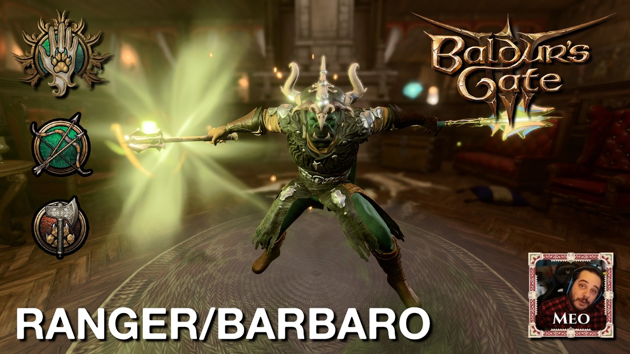 BALDUR'S GATE 3 - RANGER / BARBARO - Necropotenza - Patch 8.0