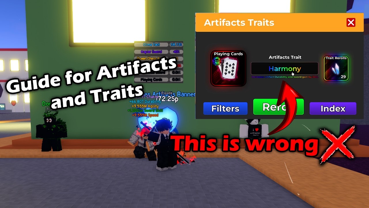 Руководство по артефактам и характеристикам в игре Anime Fighting Simulator Endless | Roblox