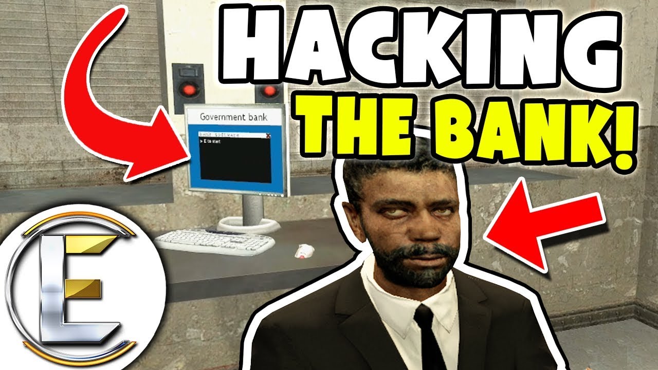 HACKING THE BANK! - GMOD DarkRP (Raiding The Bank Multiple Times)