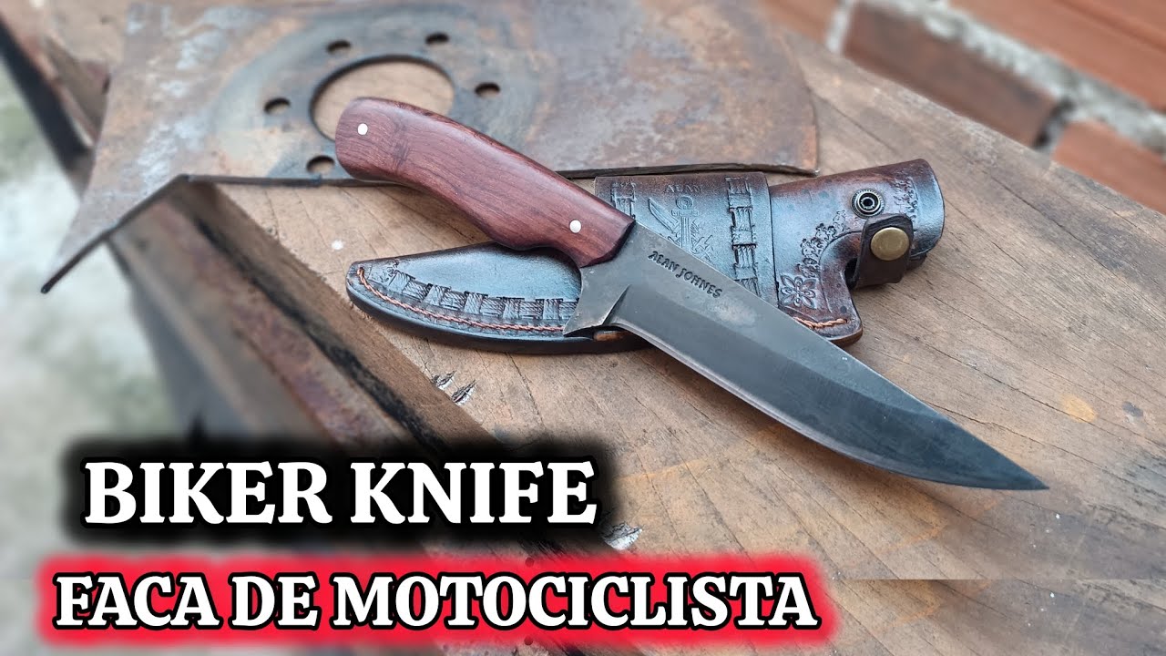 FACA ESTILO MOTOCICLISTA FEITA DE DISCO DE PLANTADEIRA