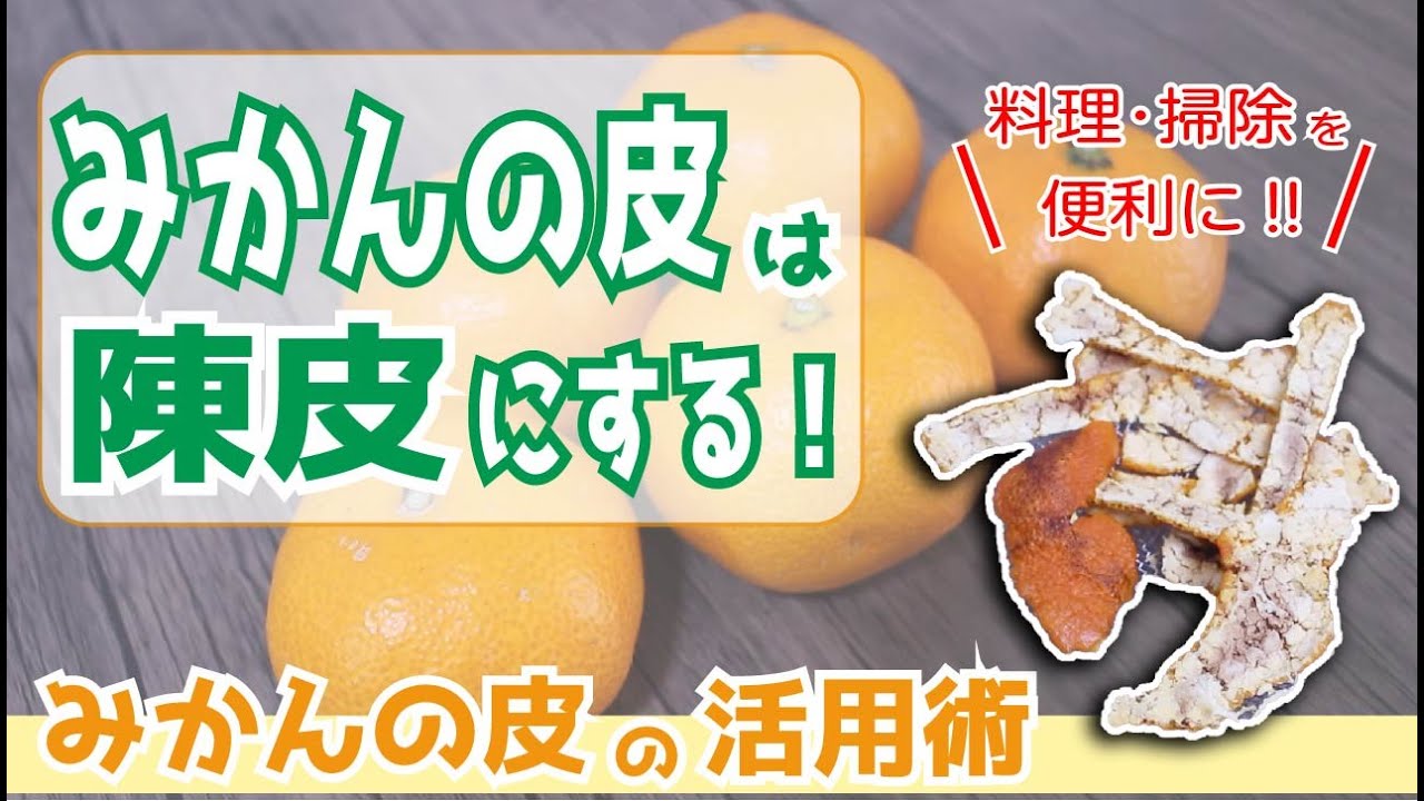 みかんの皮、驚きの活用術！みかんの皮は「陳皮」にしよう - くらしのマーケット