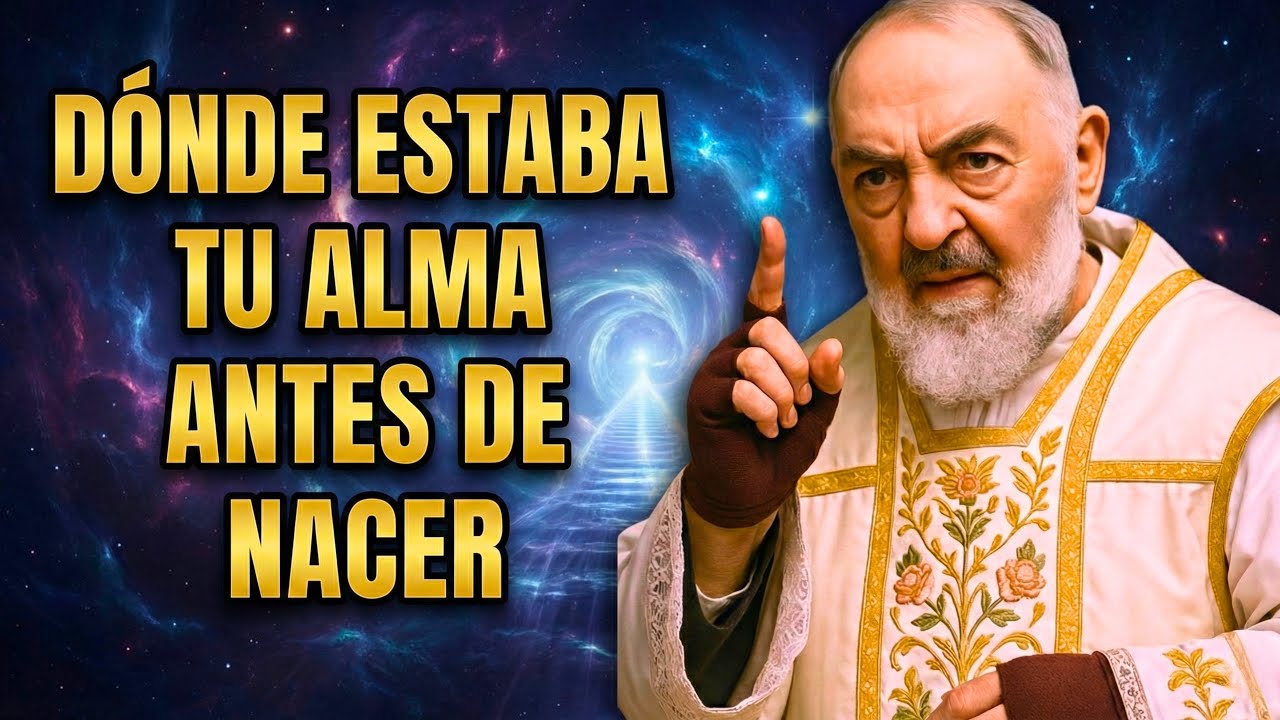 PADRE PIO REVELA: DÓNDE ESTABA TU ALMA ANTES DE NACER — ¡POCOS LO SABEN!