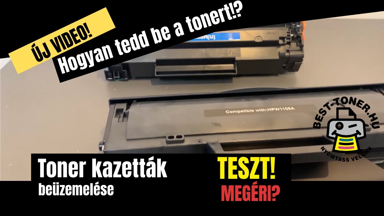 Útmutató - Mit kell eltávolítani a toner kazettáról? #nyomtató #toner #kellékanyag #patron