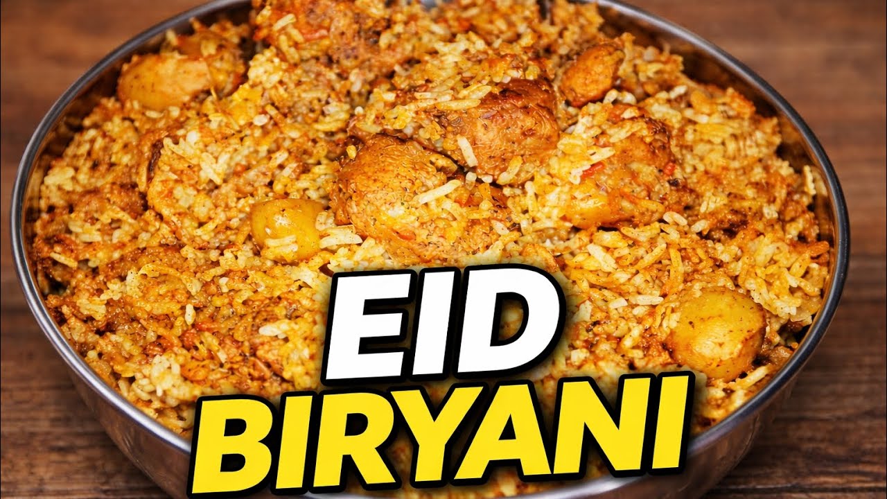 Eid Special Chicken Biryani Recipe | Simple & Delicious Biryani at Home