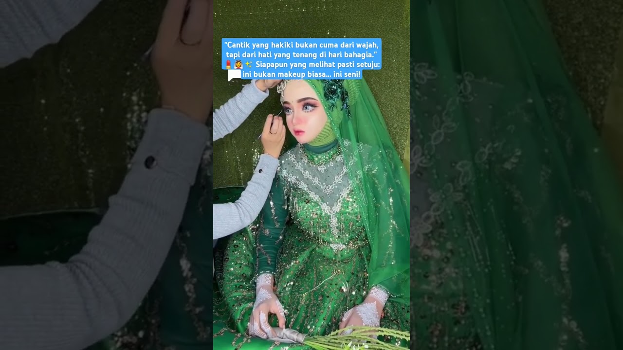 Makeup Pengantin Barbie! Subhanallah Cantiknya Bikin Tak Berkedip #shorts