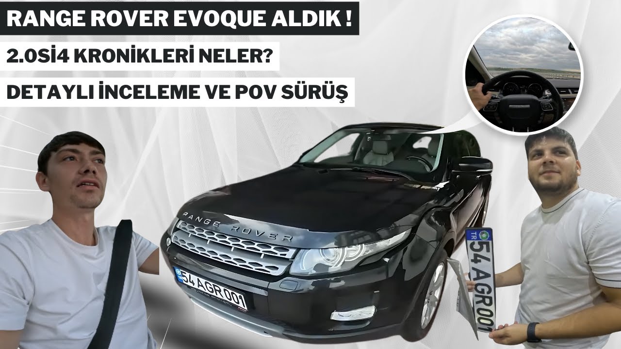 Range Rover Evoque 2.0 Si4 Aldık ! Sakarya-İstanbul-Balıkesir Yolculuğu + İlk Sürüş İzlenimleri