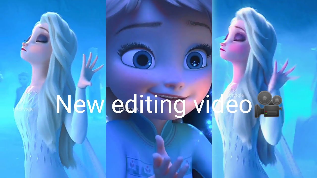 Elsa so cute editing video of Frozen 1.and.Frozen.2.❄❄❄❄👇👇👇👇