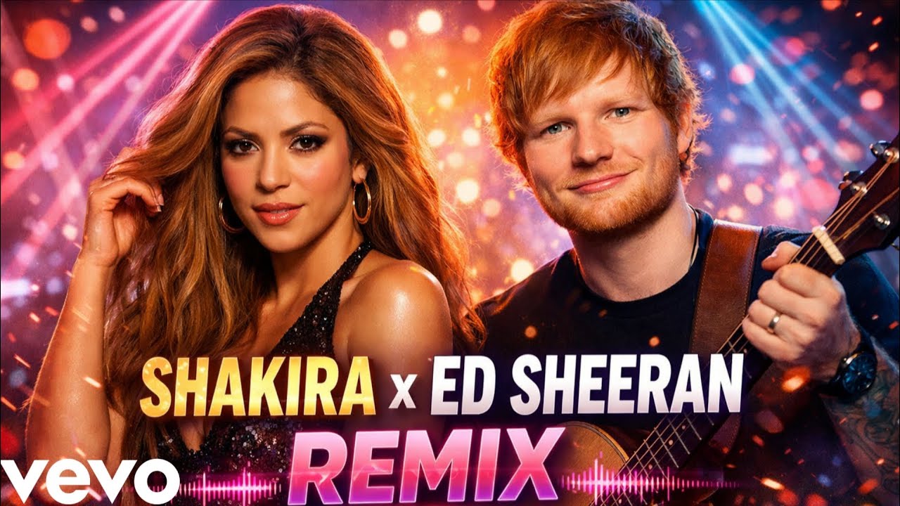 Shakira, ft. Ed Sheeran“Echoes of You – Remix Love Duet” (officer video music) New songs 2026