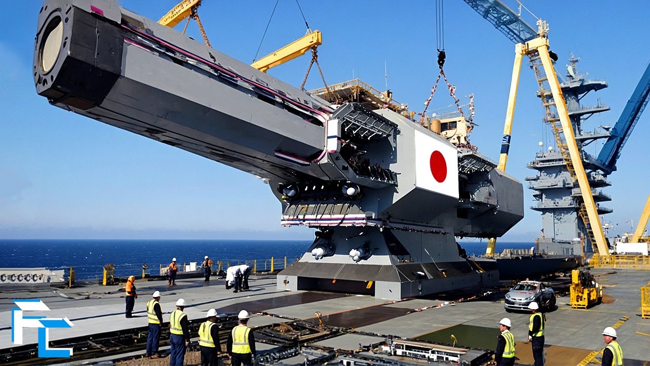 Japan feuert Railgun-Superwaffe ab, die Chinas Laser-Armee SCHOCKIERT